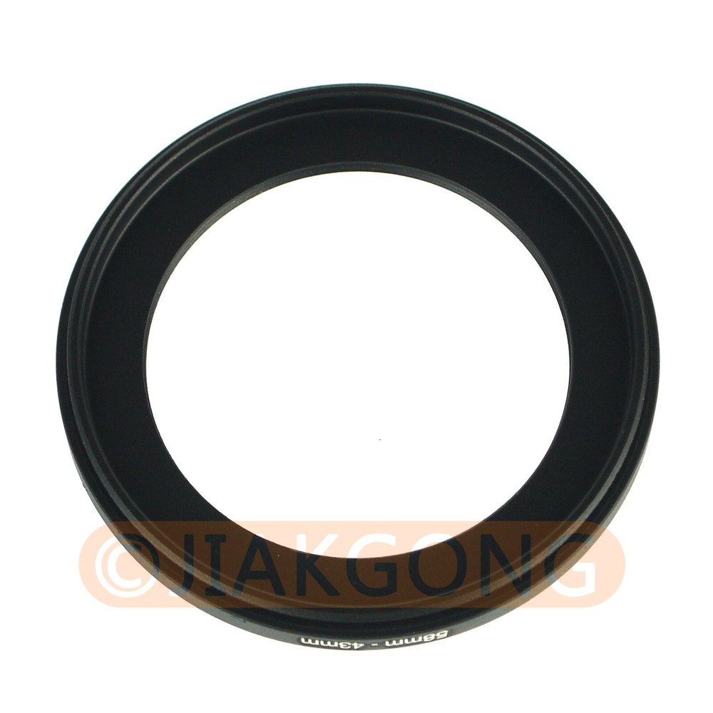 58mm-43mm 58-43 Step Down Filter Ring Stepping Adapter