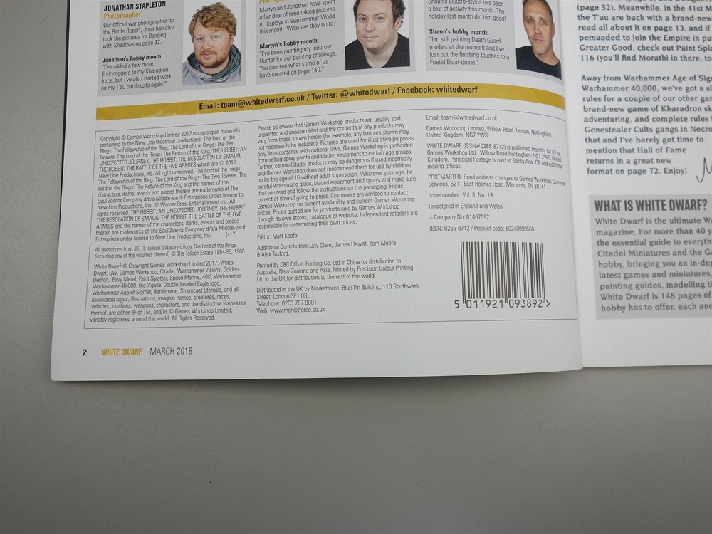 White Dwarf: March 2018 (Games Workshop)