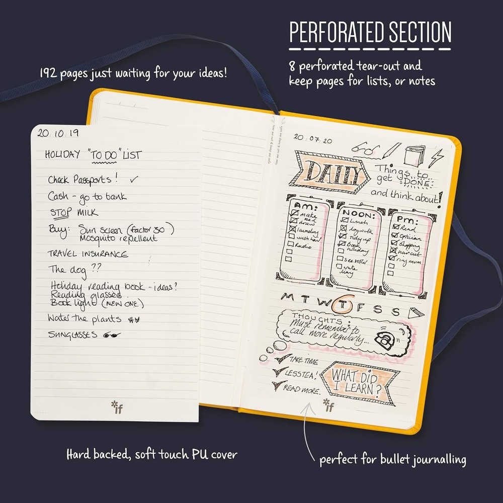 IF Bookaroo Notebook A5 Journal - Charcoal