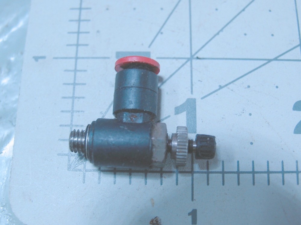 ( SMC # AS1201F)  Adjustable Valve speed Controller 5/32" Tube Fitting