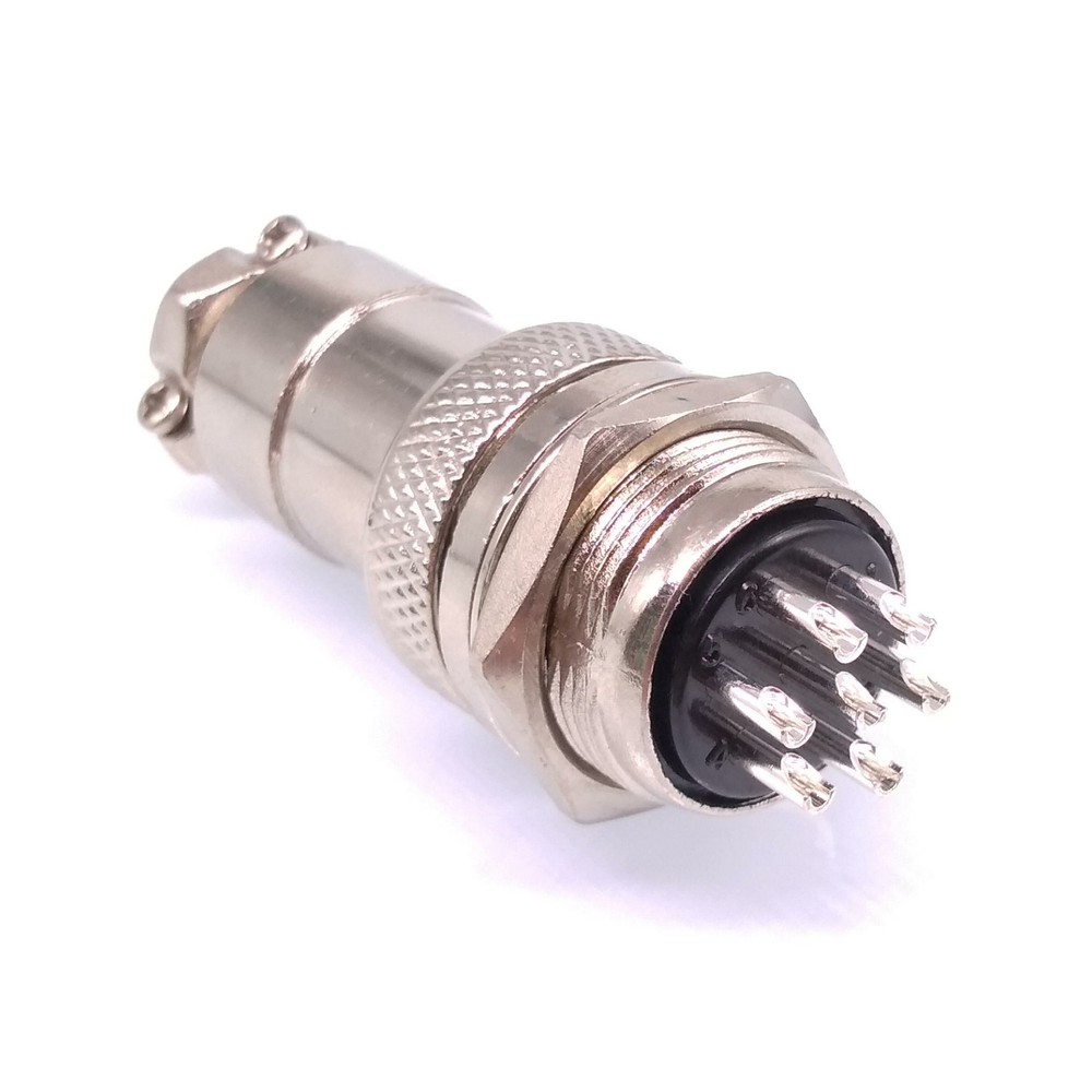 1Set GX20 7Pin 20mm Panel Mounting Metal Aviation Connector Plug + Socket