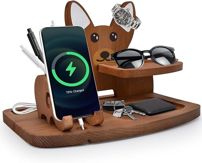 Wood Phone Docking Station