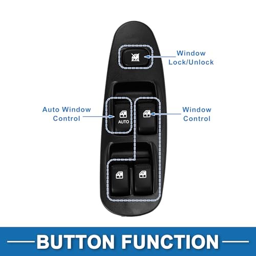 Power Window Switch No.0K2N266350A Front Left Driver Side Window Control