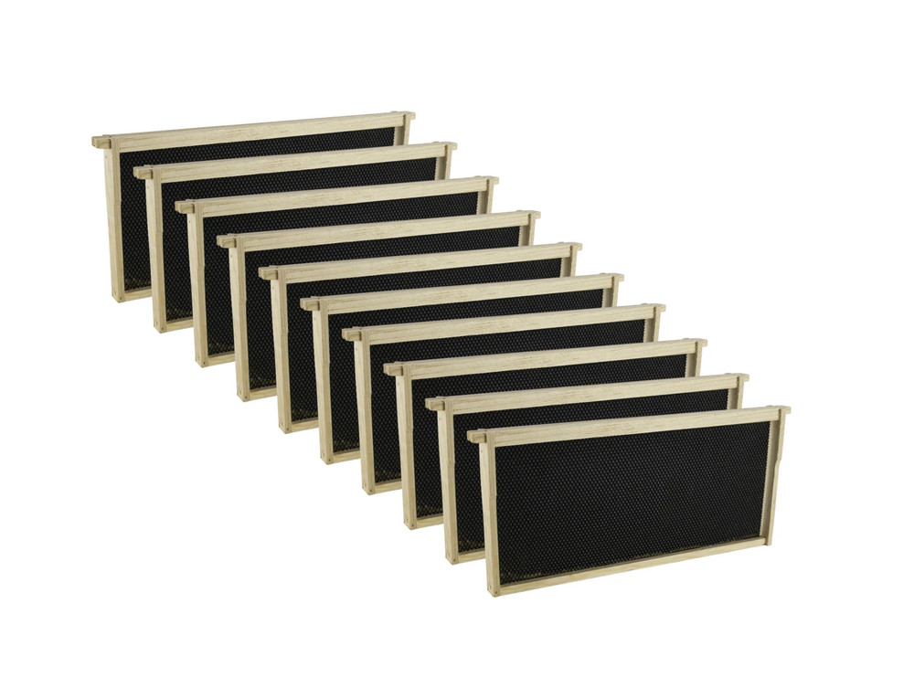 9 1/8 Assembled Deep Frames - Acorn Foundation - 10 Pack