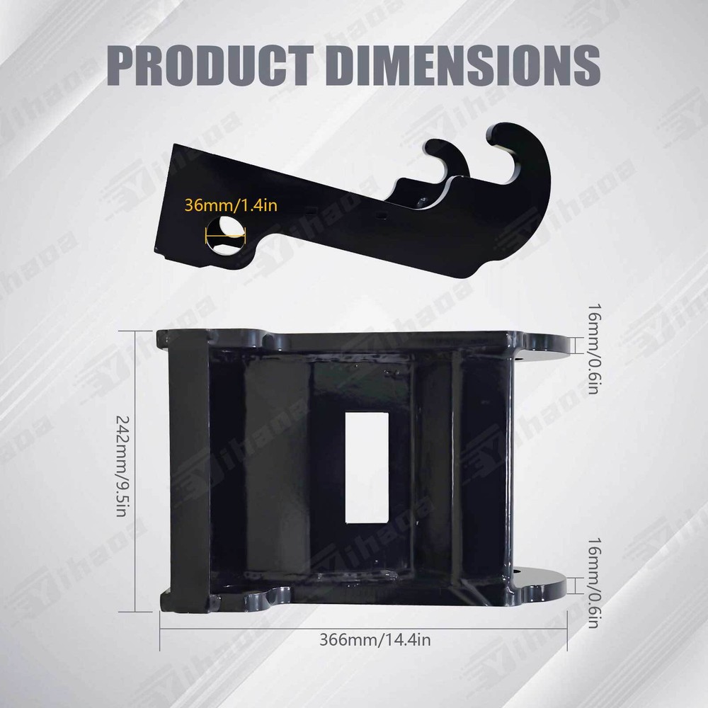 Bobcat X-Change E Coupler Bracket, Quick Attach，excavator Bucket Attachment