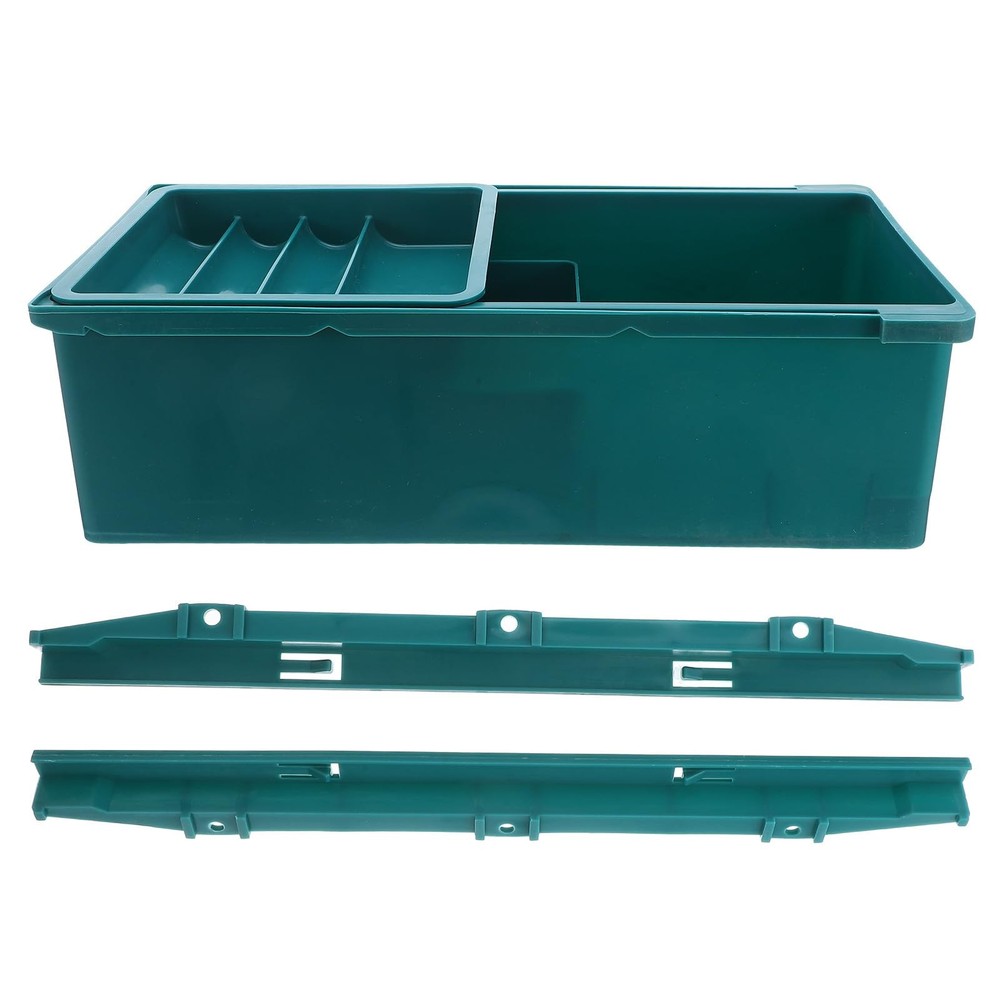 Sewing Organizer: Under Desk Storage Drawer Box - Three-Tier Plastic Organize...