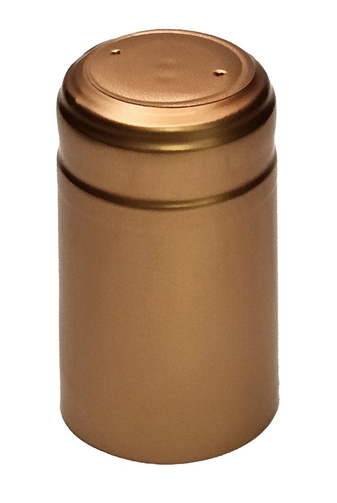 1 X Bronze PVC Shrink Capsules- 30 Per Bag
