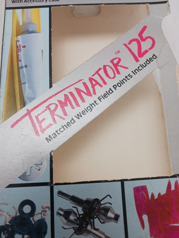 Game Tracker Terminator Broadheads 125 Grain 2 Pack + 9 Practice Tips