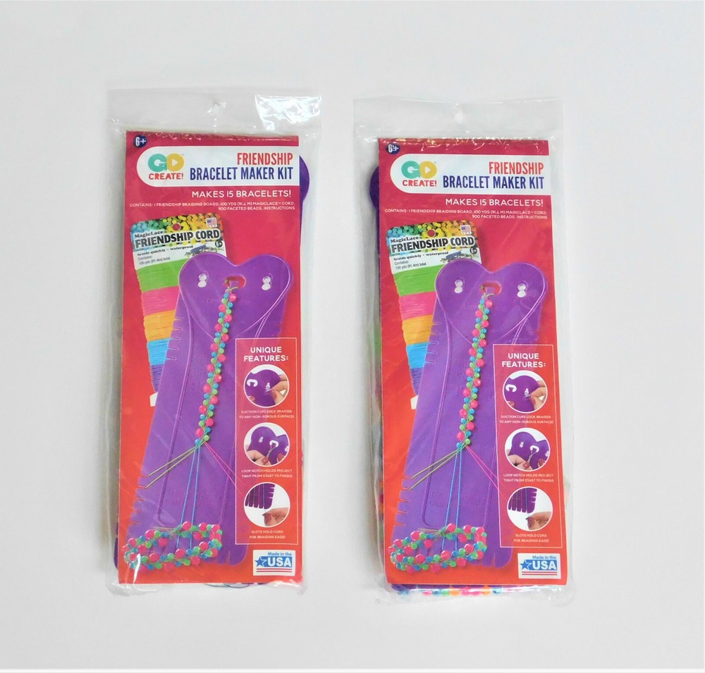 Go Create Friendship Bracelet Maker Kit (2 Pack)