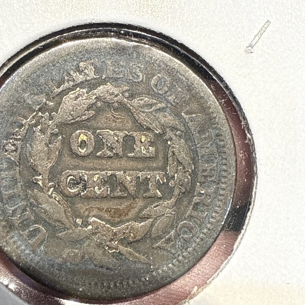 1845 Braided Hair Large Cent