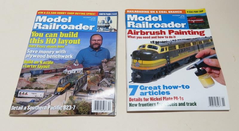 Model Railroader Magazine Complete Year 1998 - 12 Issues