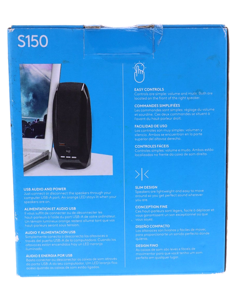 Logitech - S150 2.4W USB Speaker System