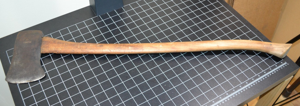 ECLIPSE SINGLE BIT AXE WITH THE ORIGINAL HANDLE