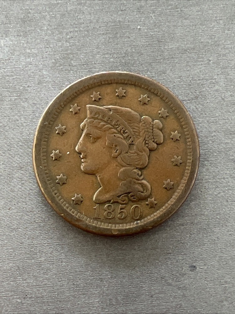 1850 Large Cent #1004