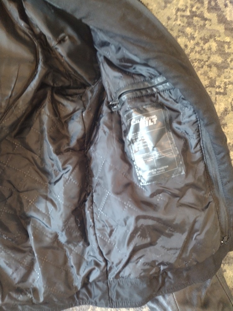 Motorcycle jacket - Custom Bilt Drago Jacket, Built In Padding