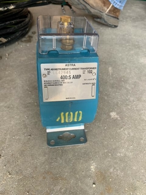 Astra Type AB Instrument Current Transformer