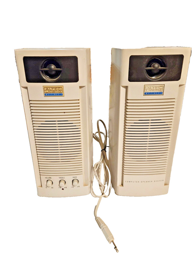 Altec Lansing  ACS40 Computer Multimedia Speakers only no power supply