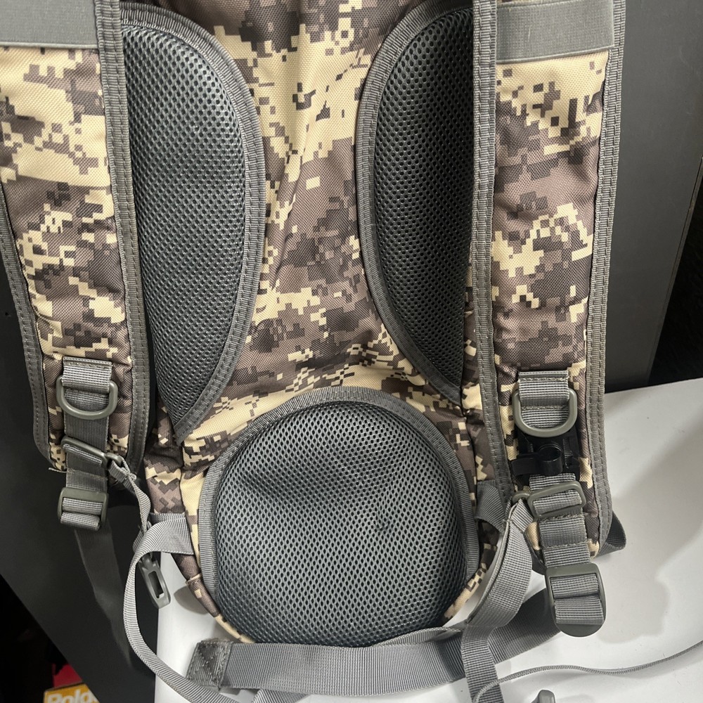 Desert Camo Tactical Molle Hydration Backpack NO BLADDER
