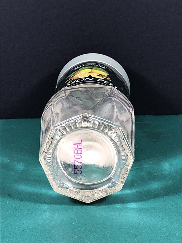 Vintage McCormick | Lemon Peel | Spice Jar | Green Lid | Empty