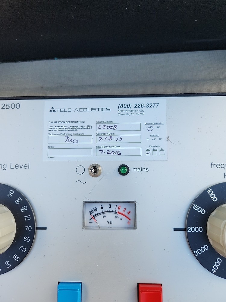 Rexton Screening Audiometer 2500 Good Working