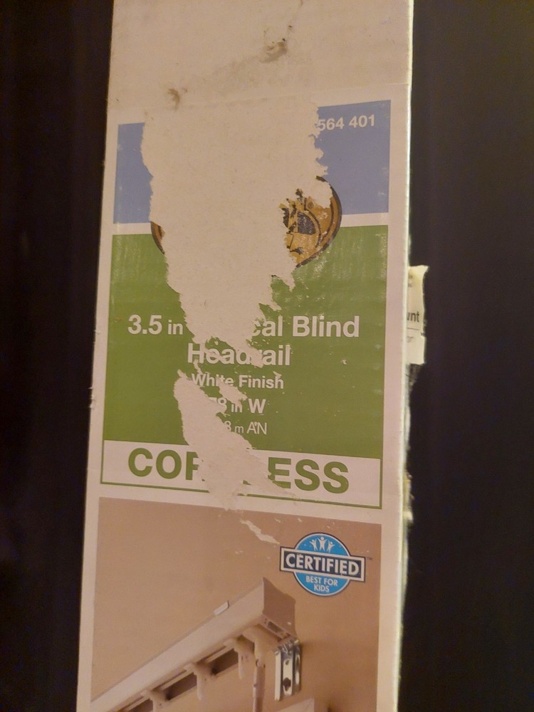 78" vertical blind header