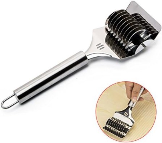 Multi-Purpose Noodle Lattice Roller with 360° Cutting - Kitchen Essential