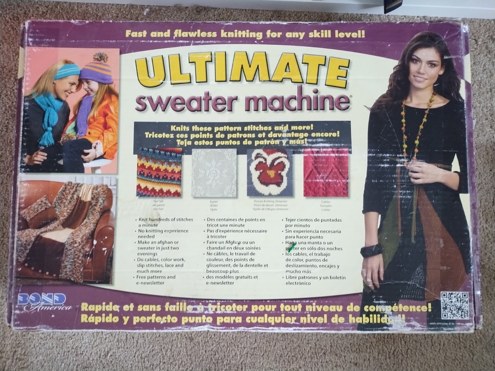 Bond Ultimate Sweater Machine please read