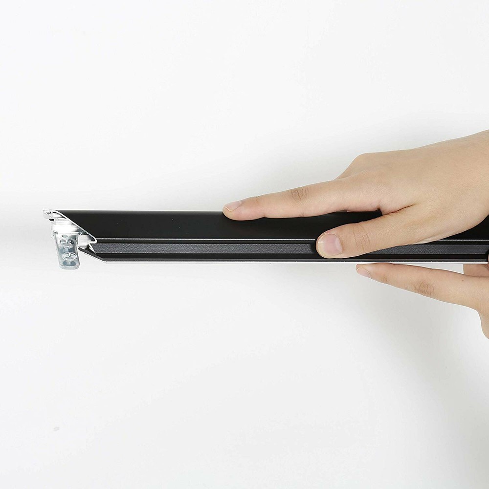 Portable Snap Poster Frame 1.25" Aluminum Front Loading Wall Mount 30x40 Black