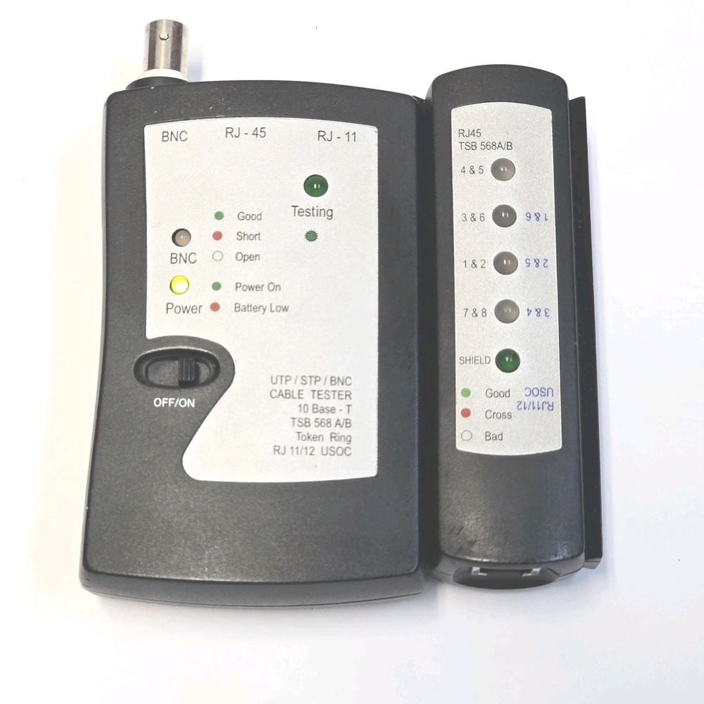 Patch Cable Tester with Remote