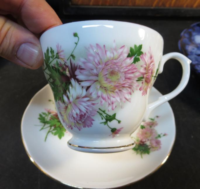 Duchess Cup & Saucer Pink Flowers Unknown Pattern