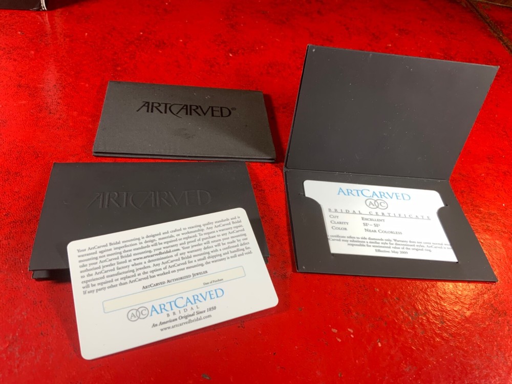 ARTCARVED Bridal Certificate