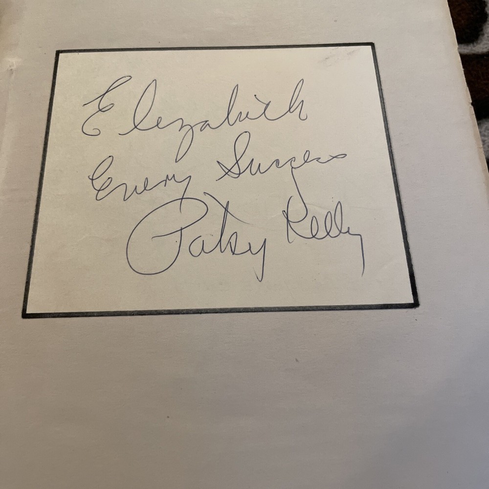 Patsy Kelly Autograph-The Cowboy & the Lady(Gary Cooper)-1940's Korean script