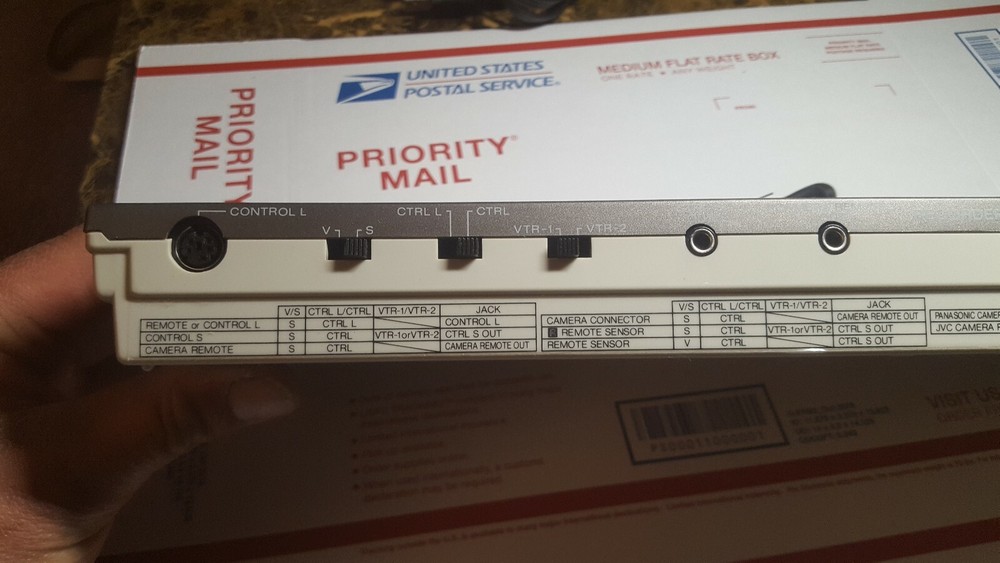 Vintage Sony RM-E100V Analog Video Editing Controller