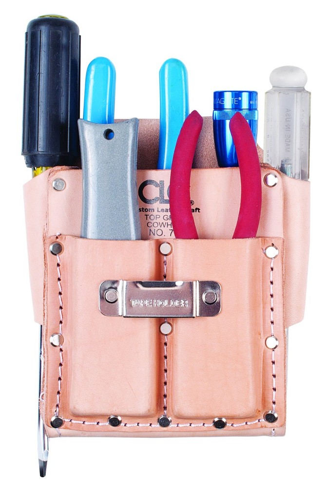 CLC 700 Tool Pouch, Heavy Duty, 5-Pocket, Tan