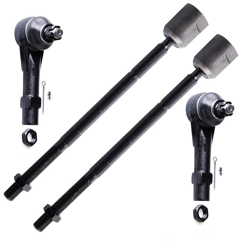 Front Inner Outer Tie Rod Links Steering Part For 1992-2002 Dodge Viper