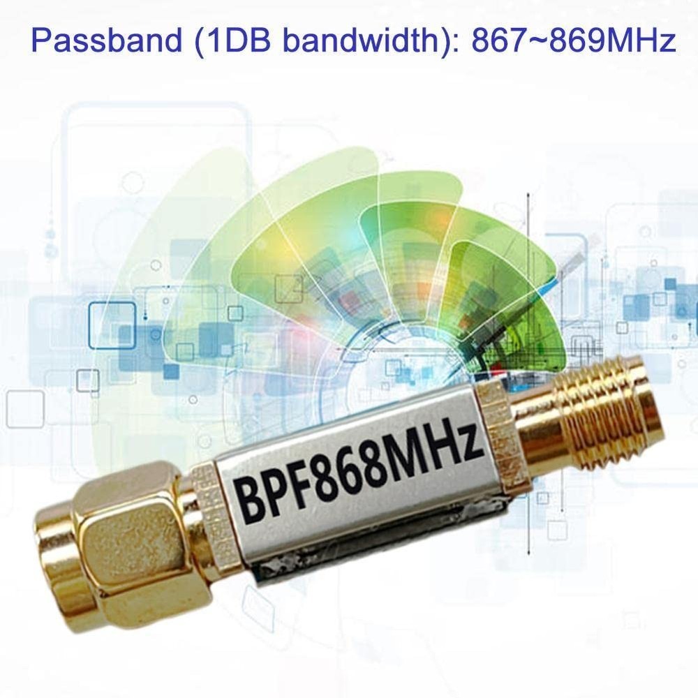Boost sensitivity and minimize interference with 868MHz bandpass filter