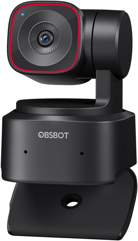 Tiny 2 Lite 4K Webcam for PC, AI Tracking PTZ Streaming Camera with 1/2" Sensor,