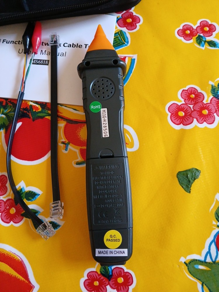 Dr. Meter Multi-Function Network Cable Tester MS6818- New In Case W Manual