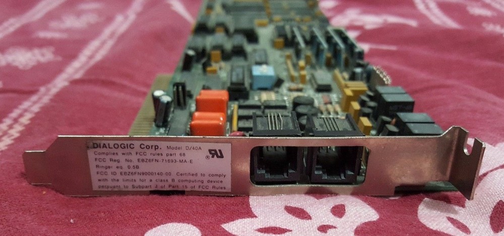 DIALOGIC ISA VOICE BOARD D/40A