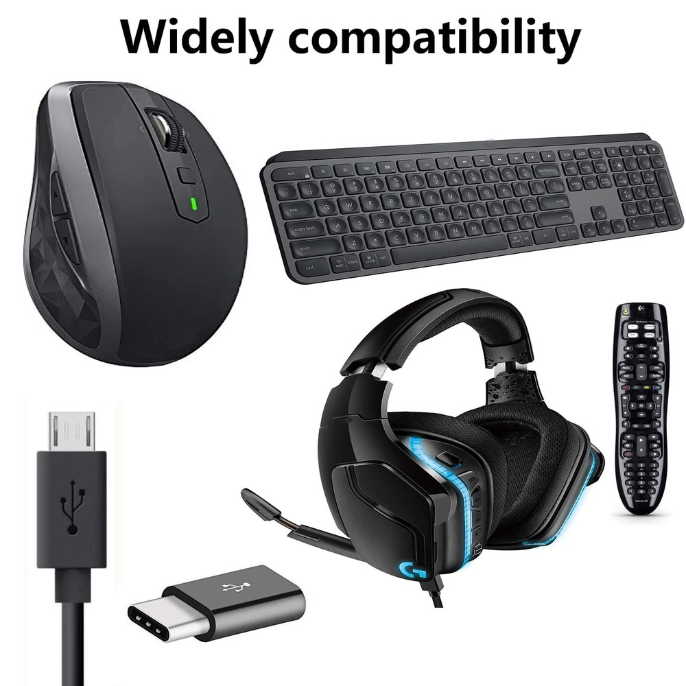 KQWOMA Replacement Charging Cord, USB Charger Cable Compatible with Wireless Hea