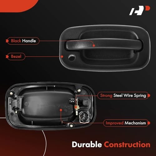 Tailgate Handle Liftgate Latch Handle with Keyhole Compatible with Chevrolet