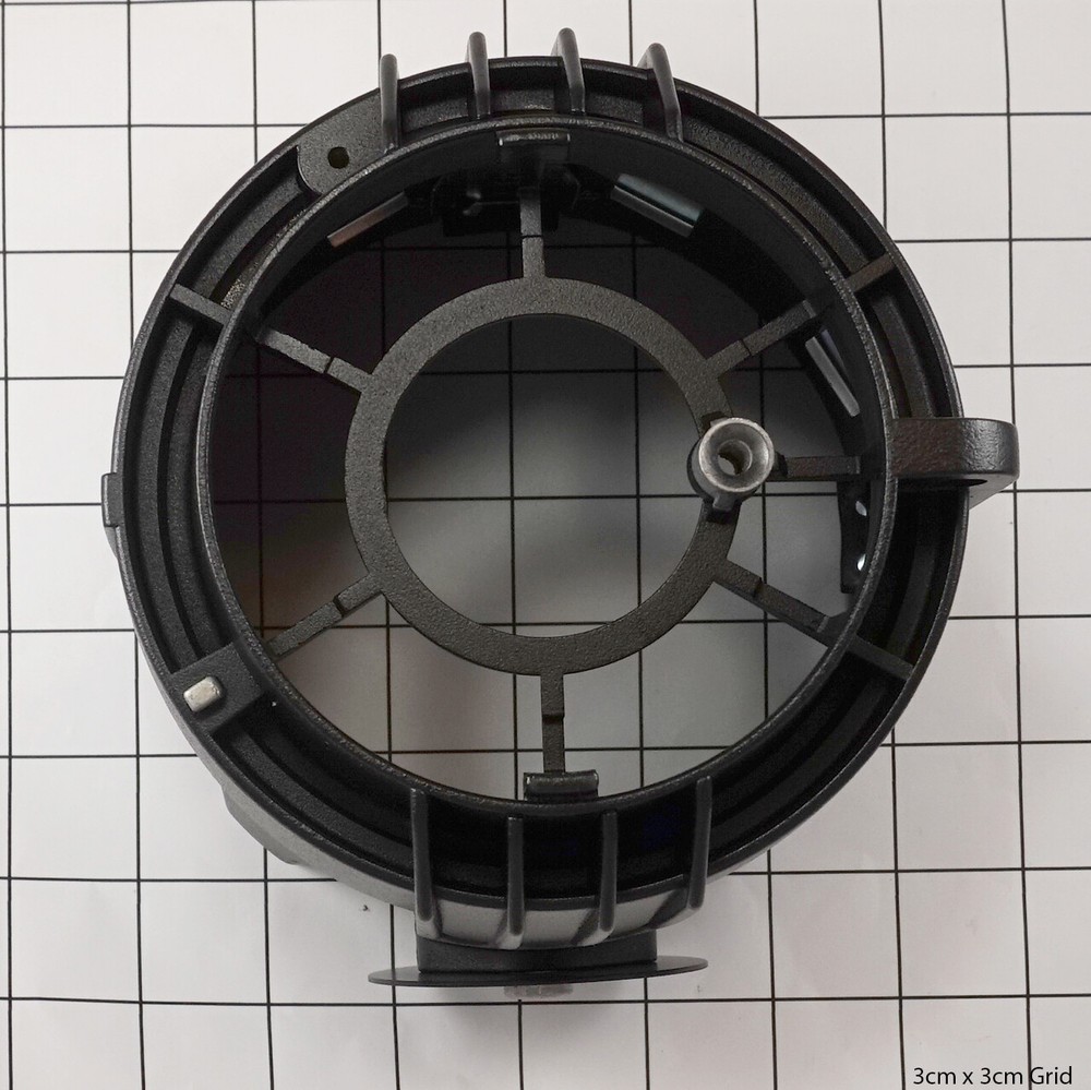 ETC Source Four Ellipsoidal Reflector housing assembly, double clutch - Black