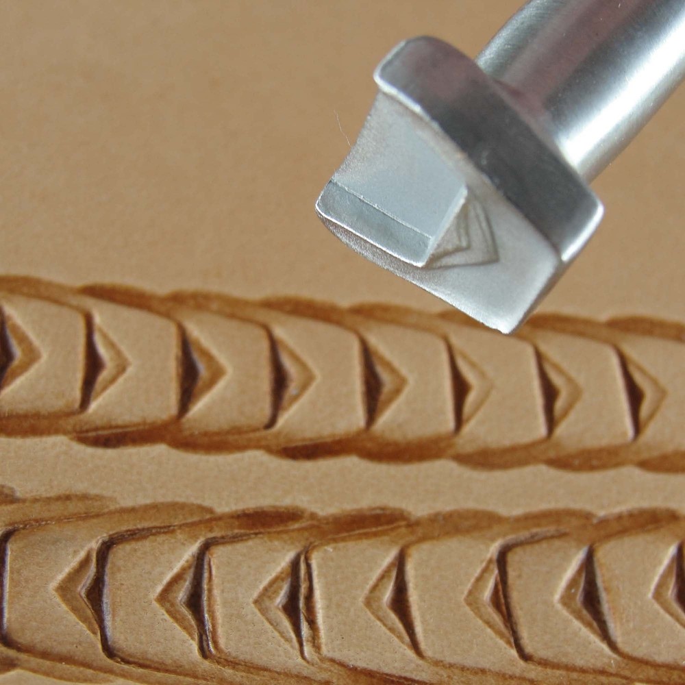 Stainless Steel Craftplus - Staple Border Stamp (Leather Stamping Tool)