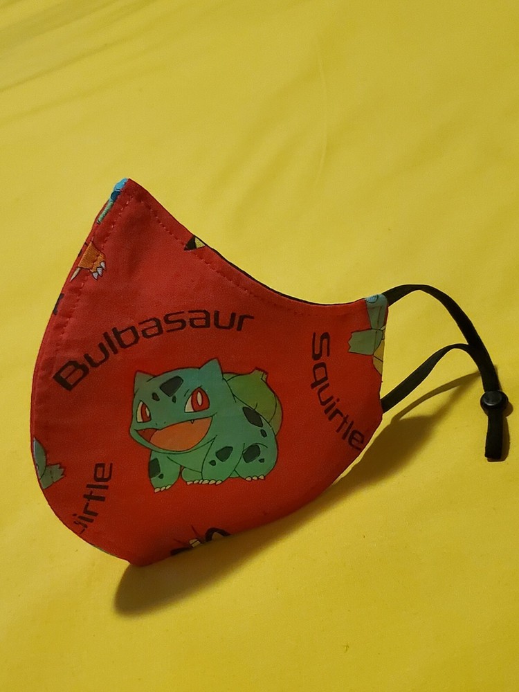 Youth Pokemon Adjustable Face Mask