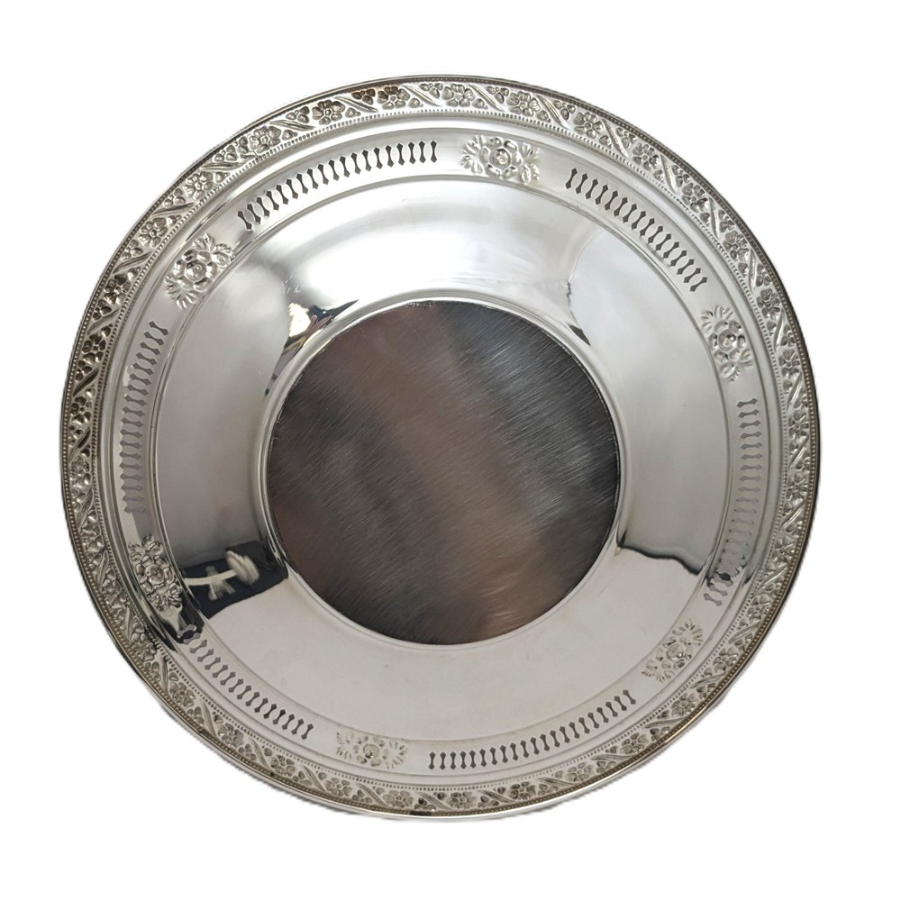Sterling Silver Serving Dish, 11'' Diameter