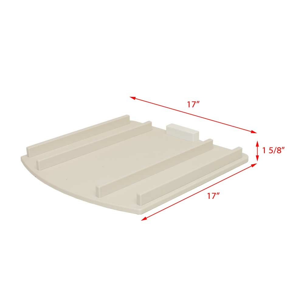 Tracker Boat Jump Bottom Panel 150775 | Off White Starboard