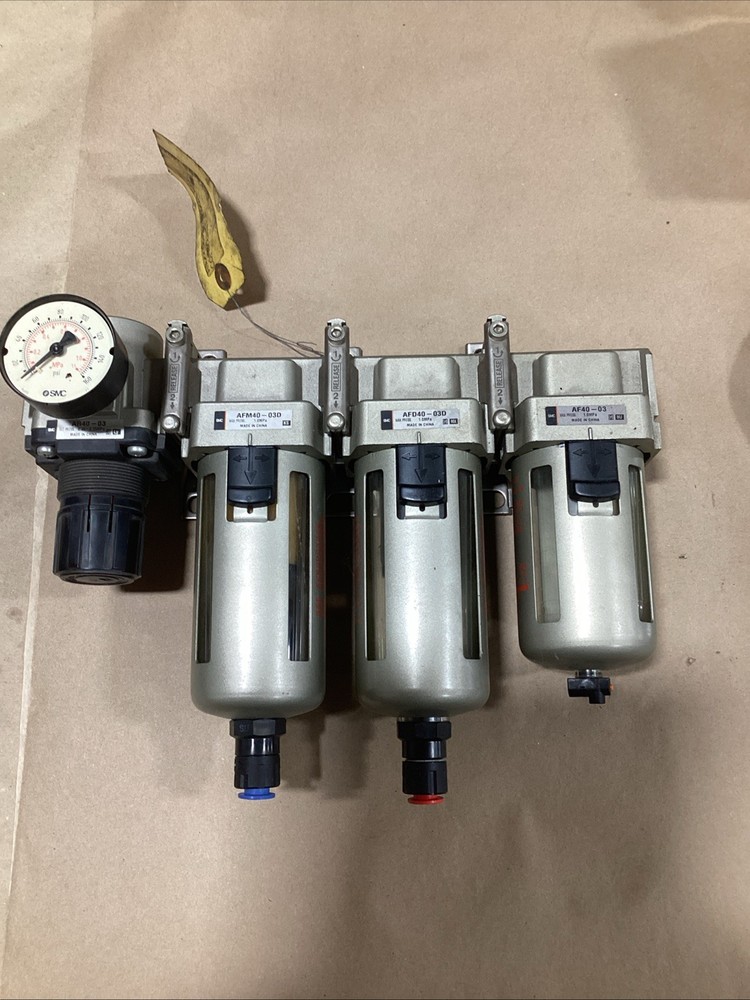 SMC Pneumatic Air Regulator/Filter Set- see description for part numbers
