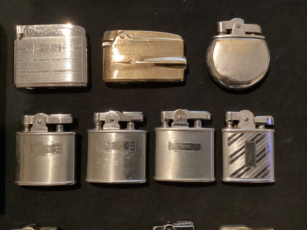THIRTEEN RONSON LIGHTERS IN VERY GOOD CONDITION