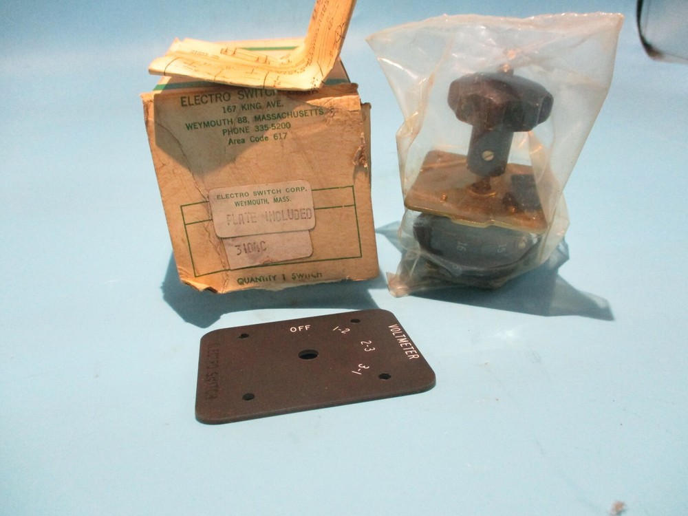 NEW ELECTRO SWITCH 3104C ROTARY SWITCH