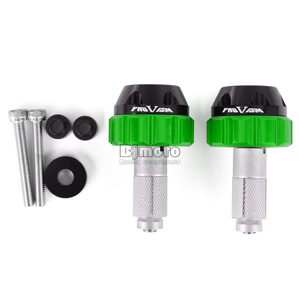 2Pcs Motorcycle Throttle Fixed Speed Control Clamp Handlebar Cap Bar End Weight